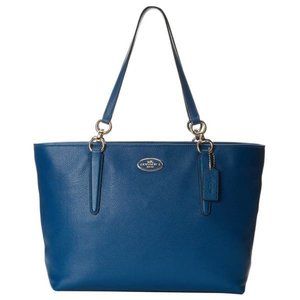 Coach Chicago Ellis blue leather tote